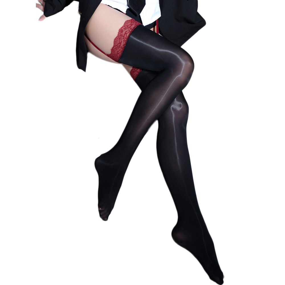 Patchwork Oil Glossy Shiny Pan - Tights Pantyhose Sheer review and price