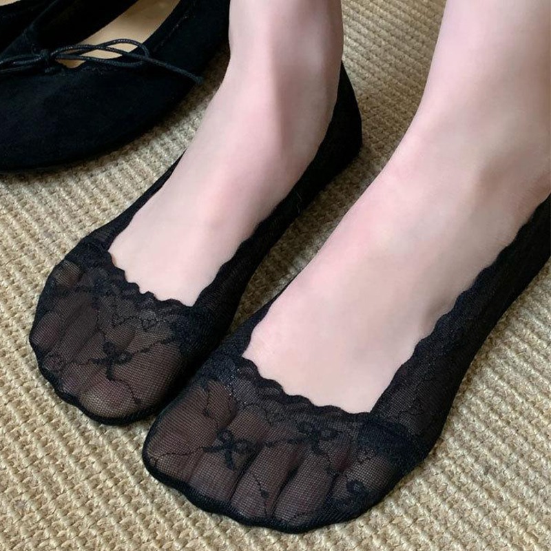 Bow Lace Trim Boat Socks for W - Invisibility Sock Loafer review and price