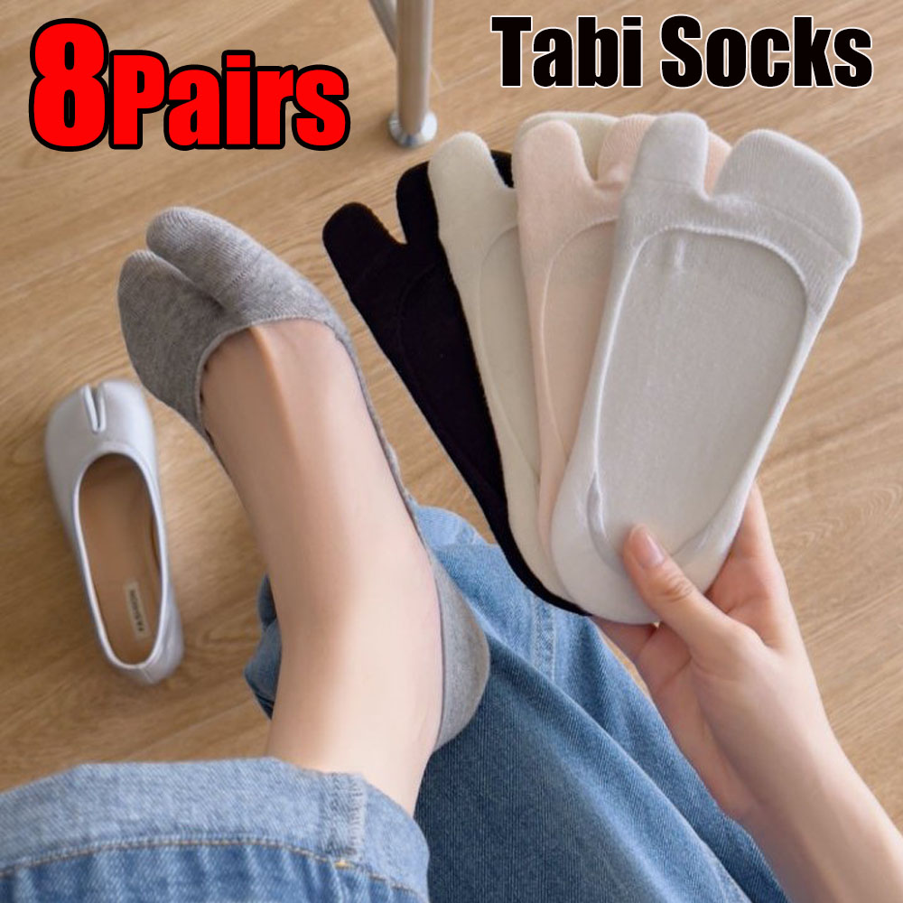 Women Cotton Tabi Socks Two Fi - No Show Sock Women review and price