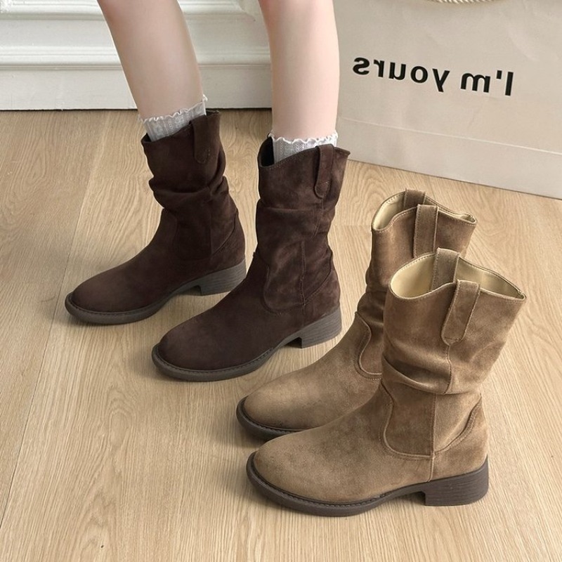 Women Slouchy Mid Calf Boots S - Boot Sock Slouchy review and price