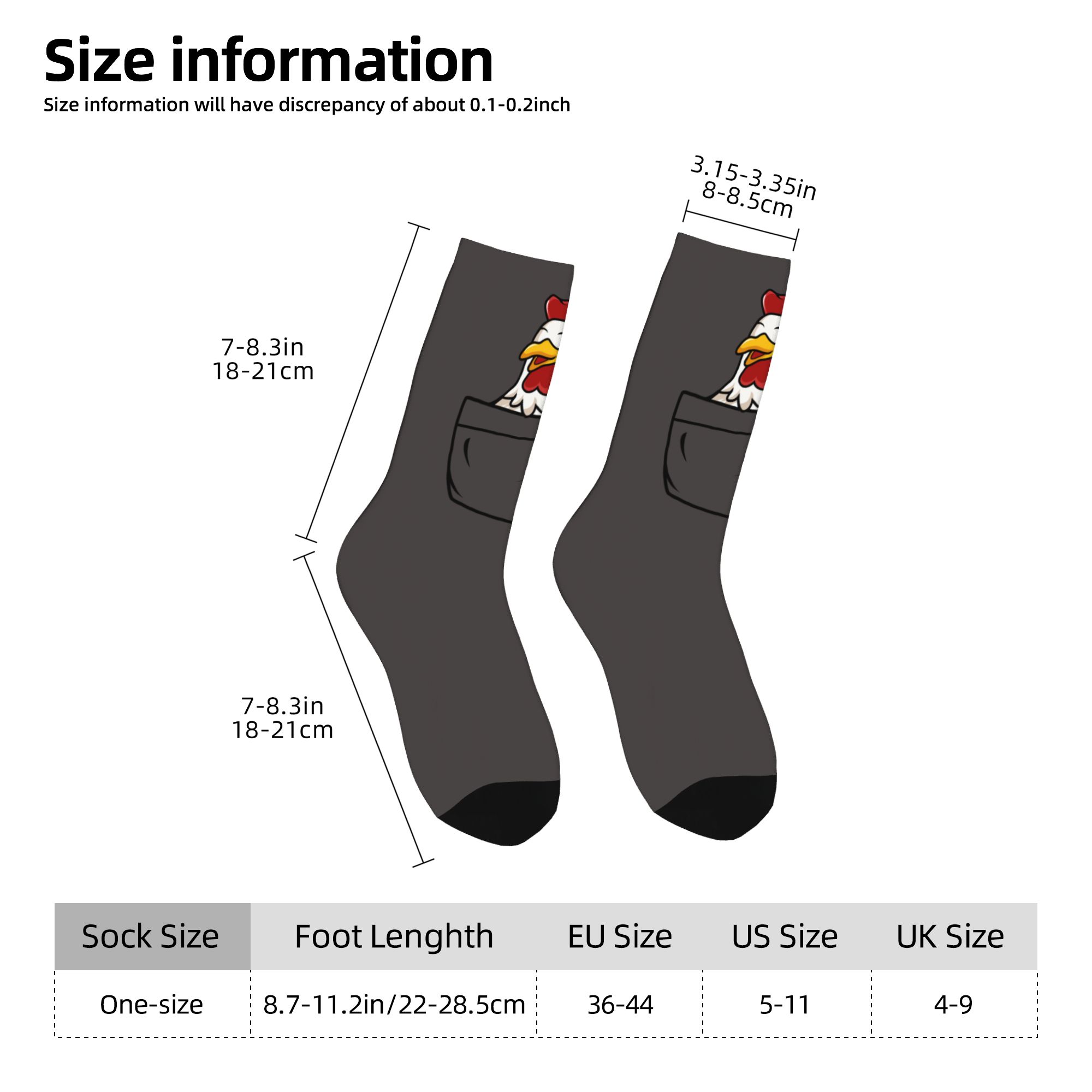 Custom Pocket Animal Rooster M - Dress Sock Men review and price